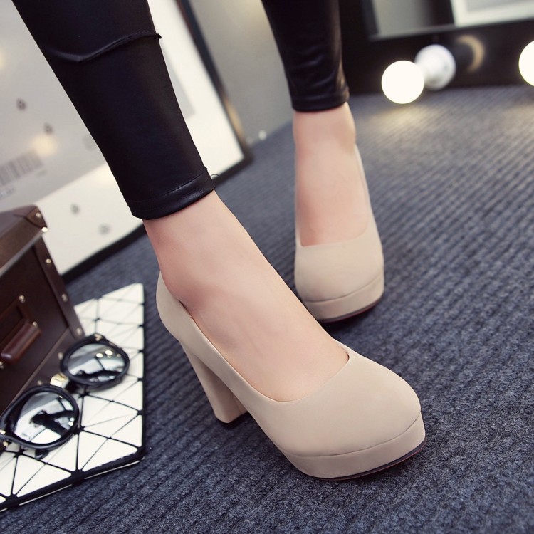 Women's Fashion High Heel Slip-On Pumps
