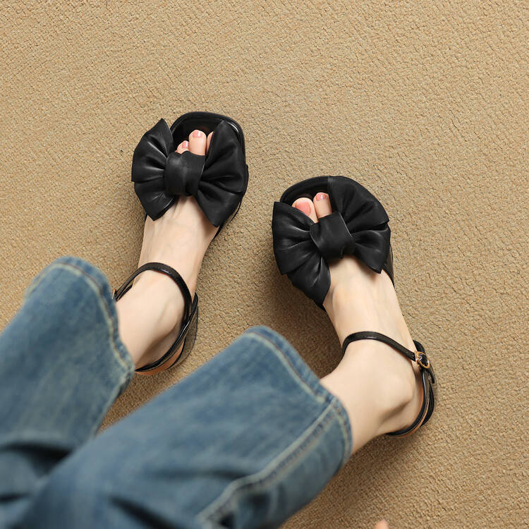 20240409731593056_750.jpg Women's Open Toe Mid Heel Chunky Sandals