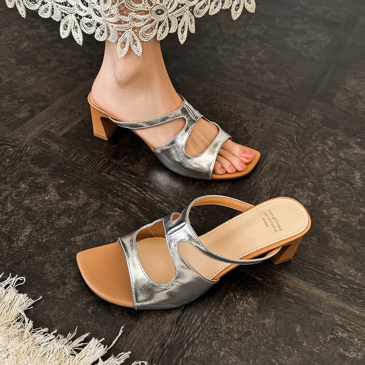 20260524278655033_750.jpg Women's Open Toe Mid Chunky Heel Sandals